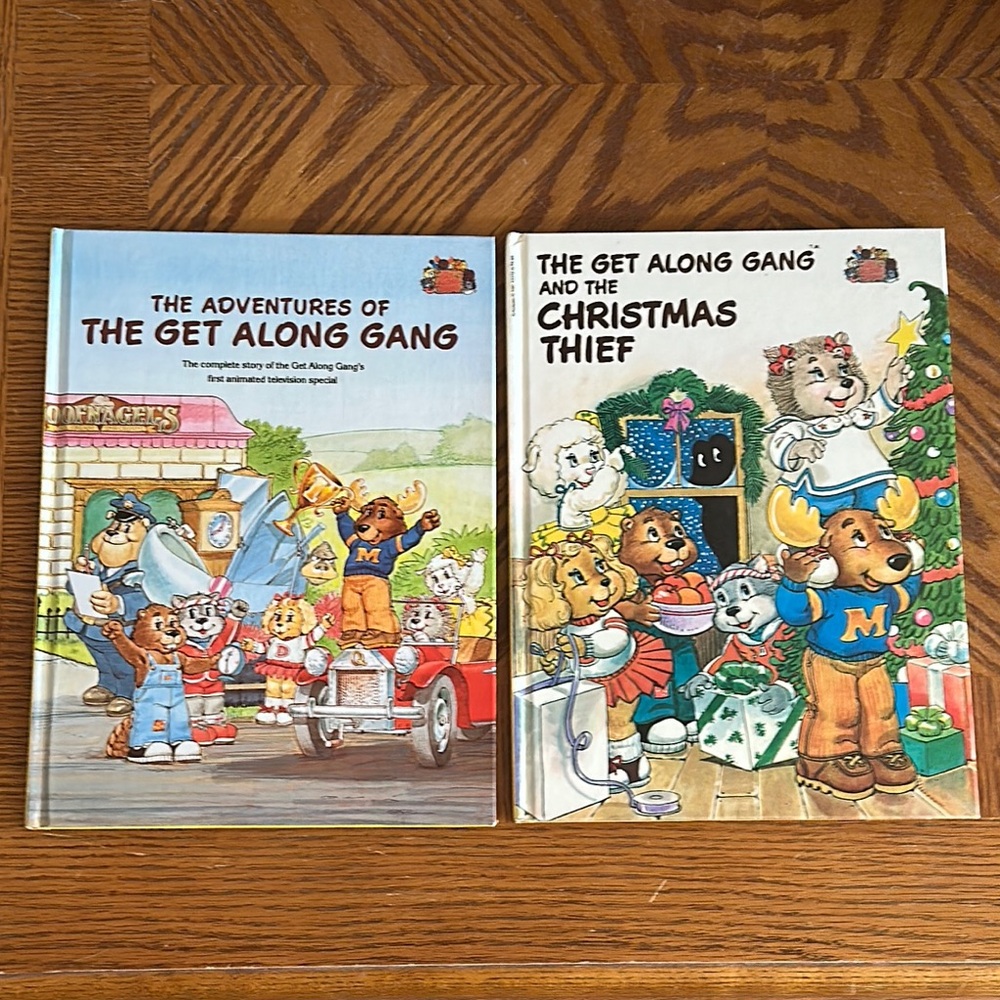 *Vintage* Scholastic The Get Along Gang Children's Books, Set of 2